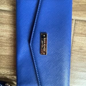 Kate spade blue wristlet